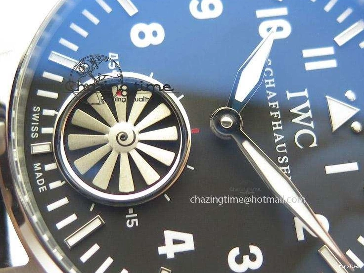 MIROTIME 0820 Breathable Big Pilot “Markus Buhler” IW5003 Turbine Movement V6F Best Edition On Leather Strap A 7334